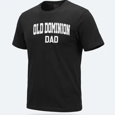 Bold collegiate Old Dominion Dad t-shirt with white lettering