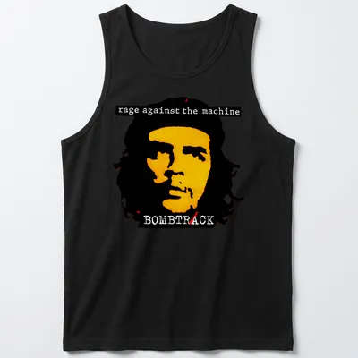 Rage Against the Machine vintage T-shirt with bold text and colors — printed on a tank top