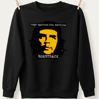 Rage Against the Machine vintage T-shirt with bold text and colors — printed on a unisex sweatshirt