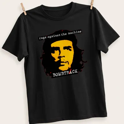 Rage Against the Machine vintage T-shirt with bold text and colors