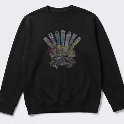 Cartoon-style Rugrats characters with smiling Angelica and bright colors — printed on a unisex sweatshirt
