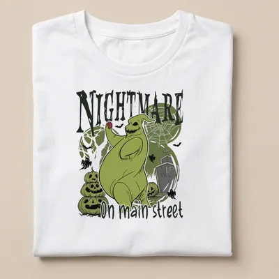 Illustrative horror design of a spooky green ghost with Halloween colors