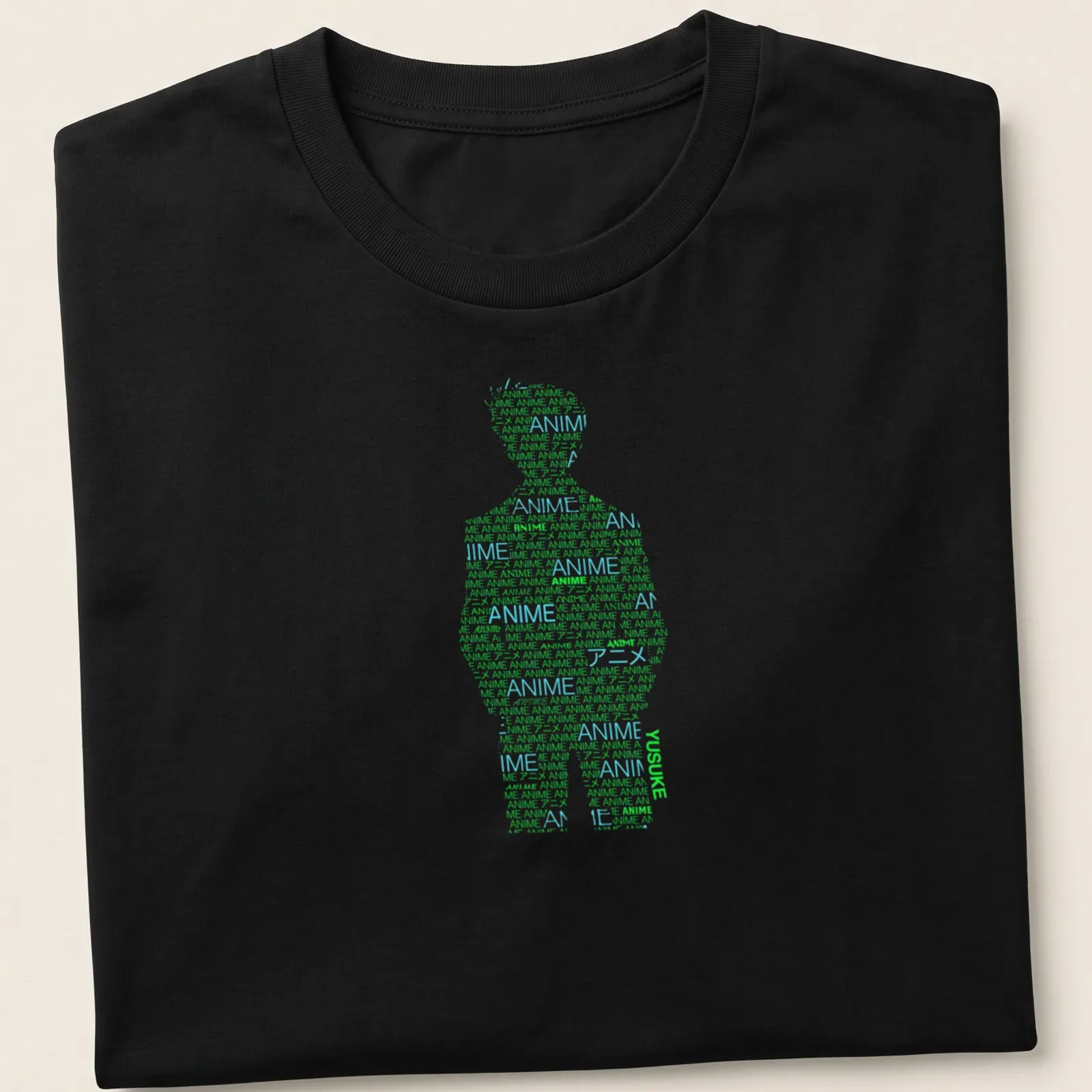 Anime-inspired design featuring a dynamic character illustration — printed on a unisex t-shirt